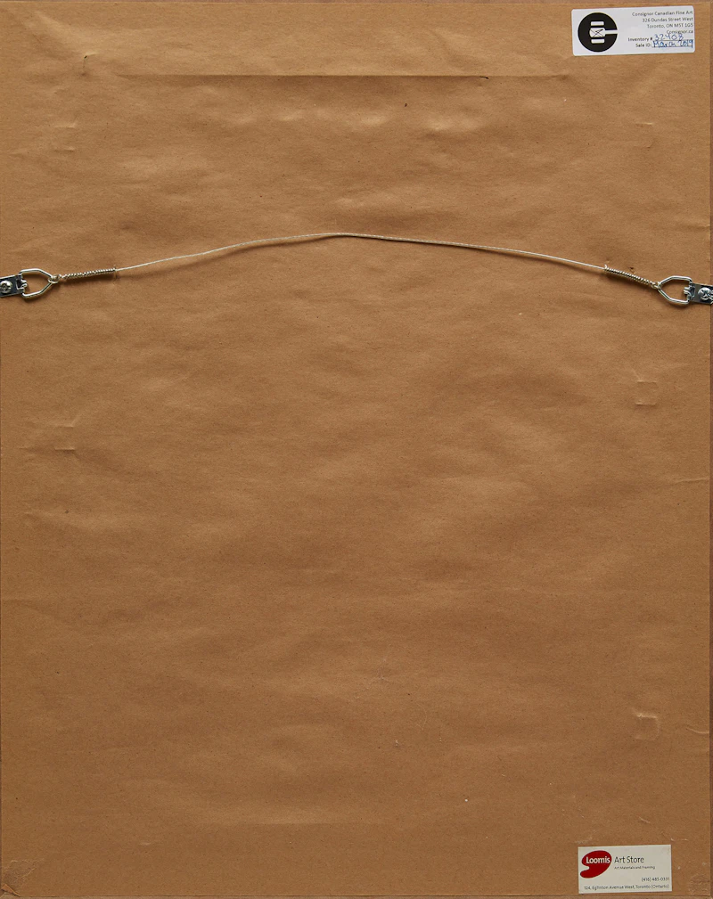 P Davis, Untitled (Interior Scene), mixed media on canvas - view 3