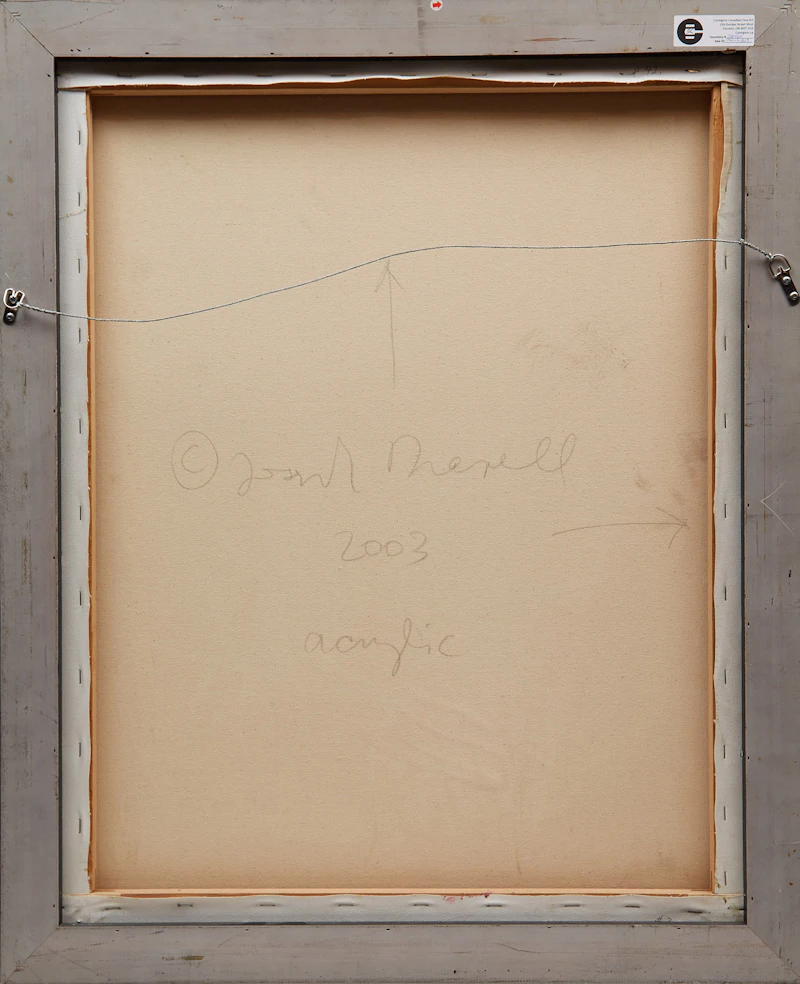 Joseph Drapell, Untitled Abstraction, acrylic on canvas, 2003 - view 3