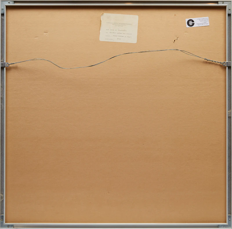 Louis de Niverville, Neither Rhyme Nor Reason, mixed media on paper, 1978 - view 3