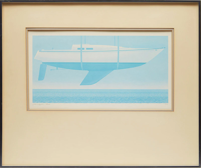 Christopher Pratt, New Boat, photolithograph, 1975 - view 2