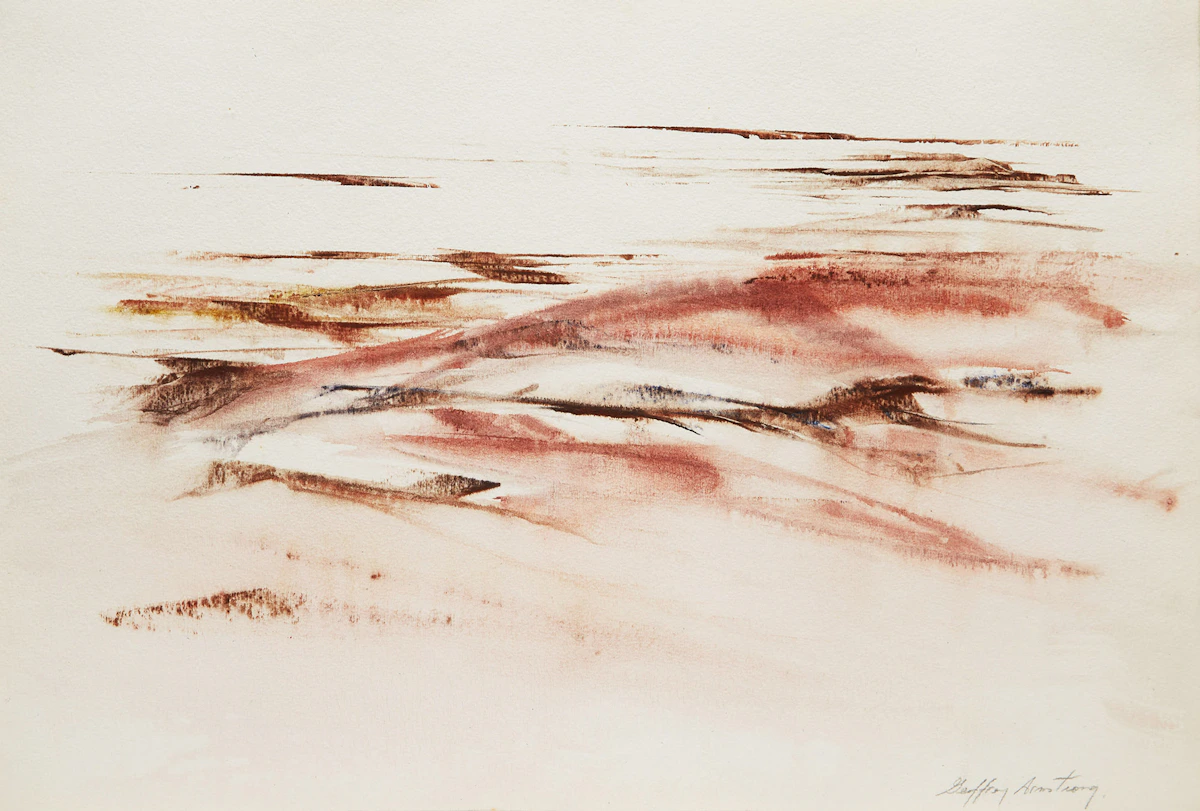 Geoffrey David Armstrong, Rock Pinks, acrylic on paper