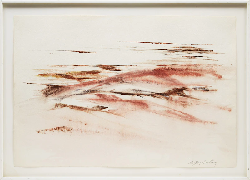 Geoffrey David Armstrong, Rock Pinks, acrylic on paper - view 2