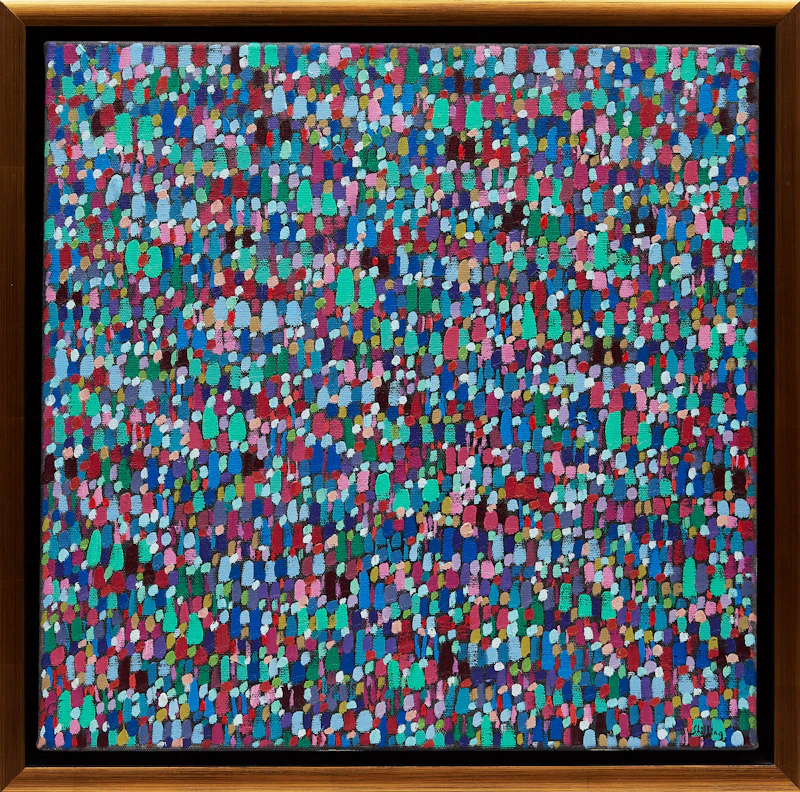 Bewabon Shilling, New Field Series XIII, oil on canvas, 2017 - view 2