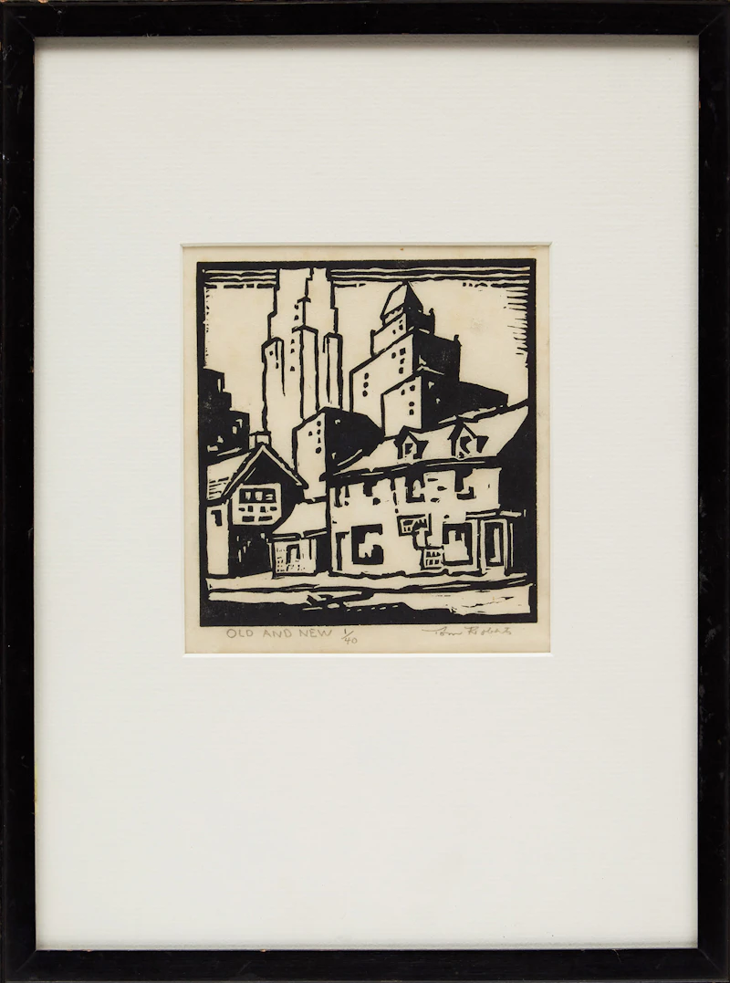 Thomas Keith Roberts, Old and New, woodblock - view 2