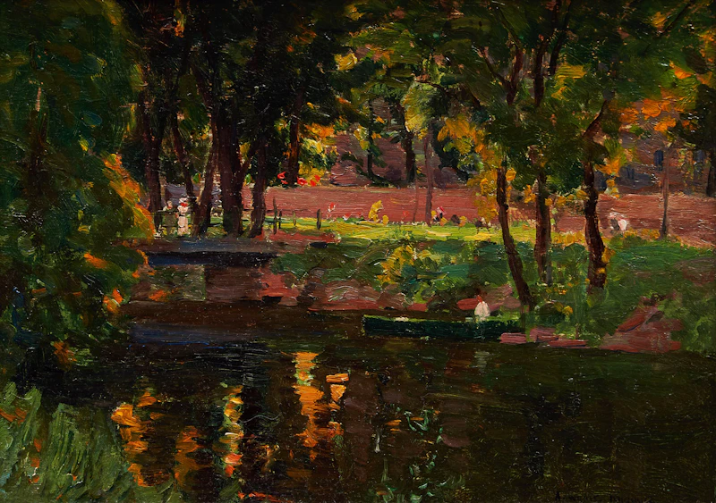 Old Canal, Lachine by Andrew Wilkie Kilgour