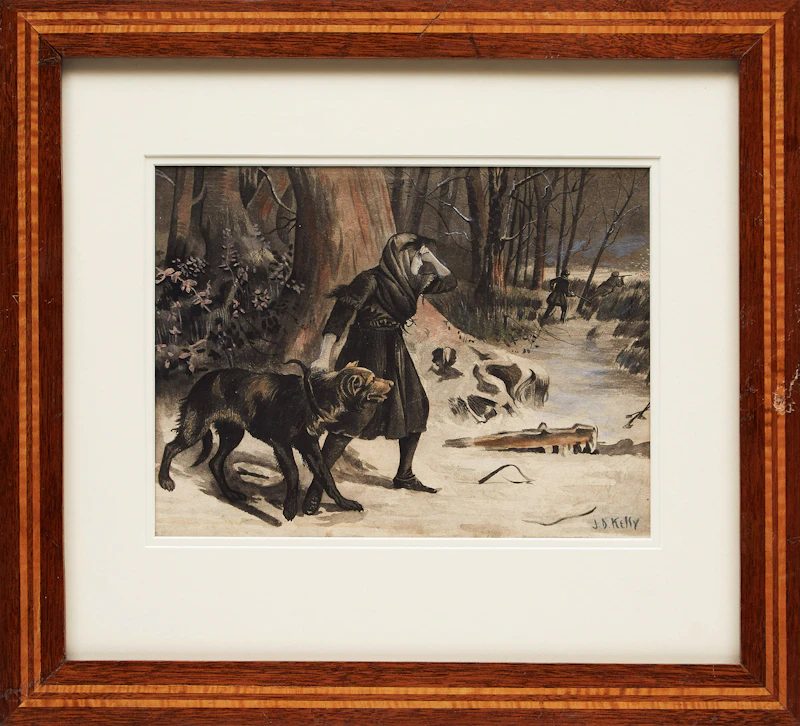 John David Kelly, The Poacher’s Daughter, watercolour - view 2