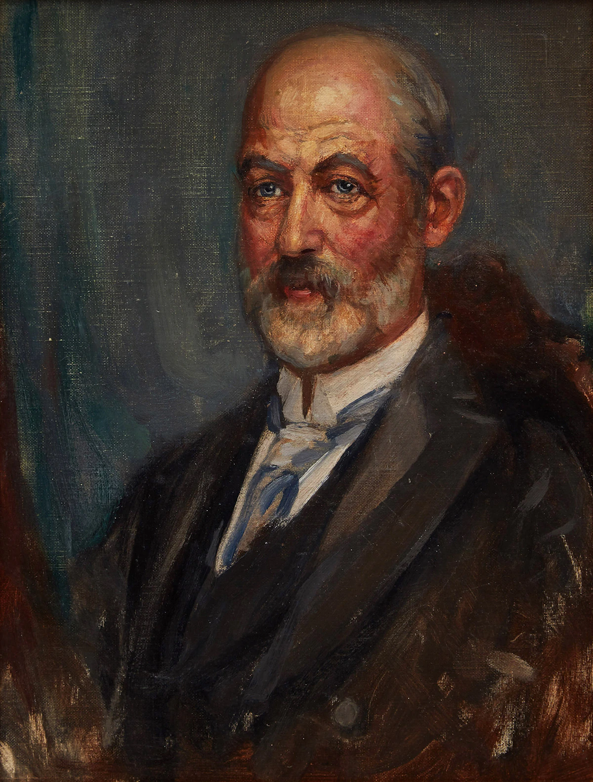 Frederick Sproston Challener, Portrait of a Gentleman, oil on canvas board
