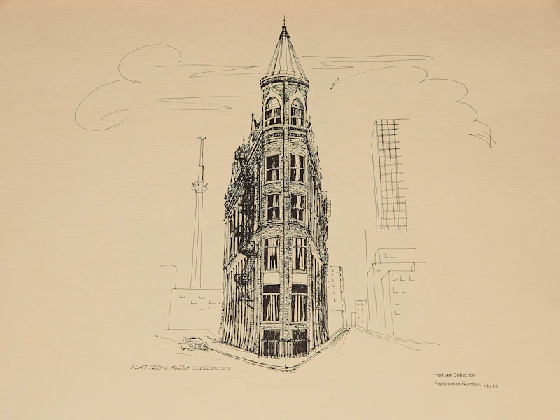 Sketches of Old Toronto by 20th Century Canadian School