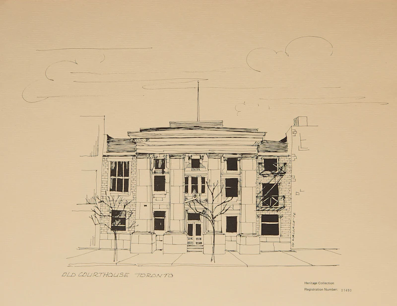 20th Century Canadian School, Sketches of Old Toronto, five photo-reproductions - view 4