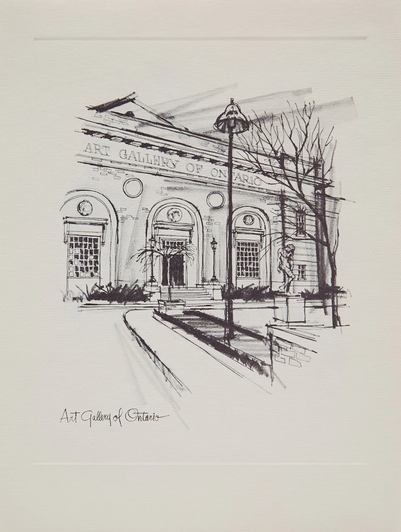 The CKFM Print Collection: Sketches of Toronto by Roy Hewetson