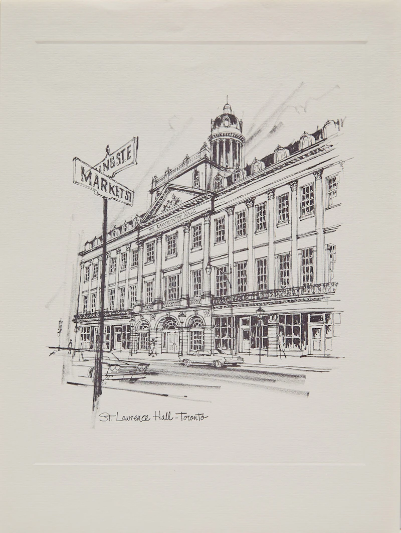 Roy Hewetson, The CKFM Print Collection: Sketches of Toronto, 12 screenprints, circa 1969 - view 5