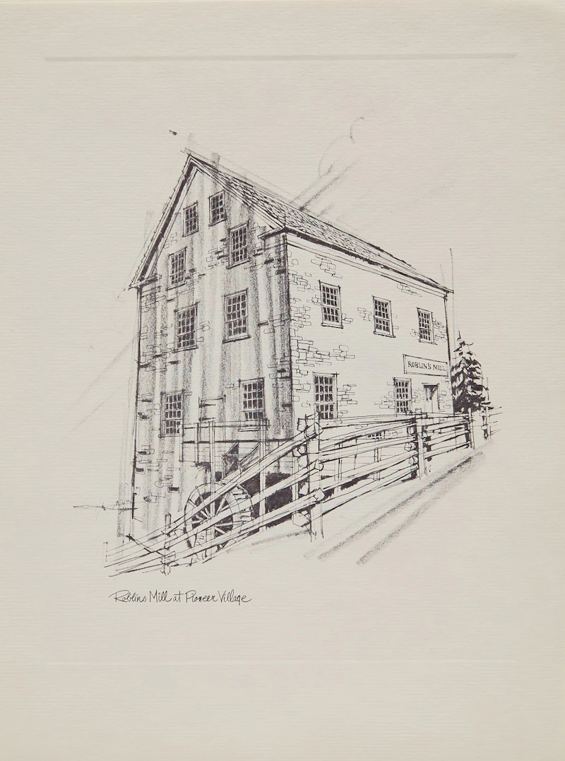 Roy Hewetson, The CKFM Print Collection: Sketches of Toronto, 12 screenprints, circa 1969 - view 7