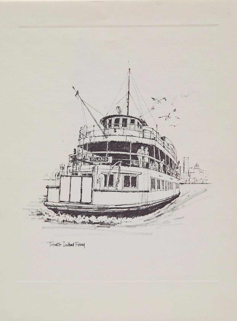 Roy Hewetson, The CKFM Print Collection: Sketches of Toronto, 12 screenprints, circa 1969 - view 9
