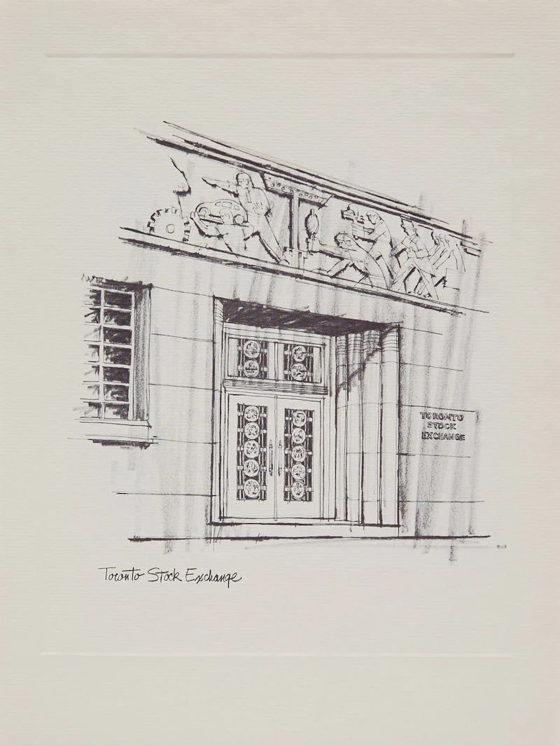 Roy Hewetson, The CKFM Print Collection: Sketches of Toronto, 12 screenprints, circa 1969 - view 21