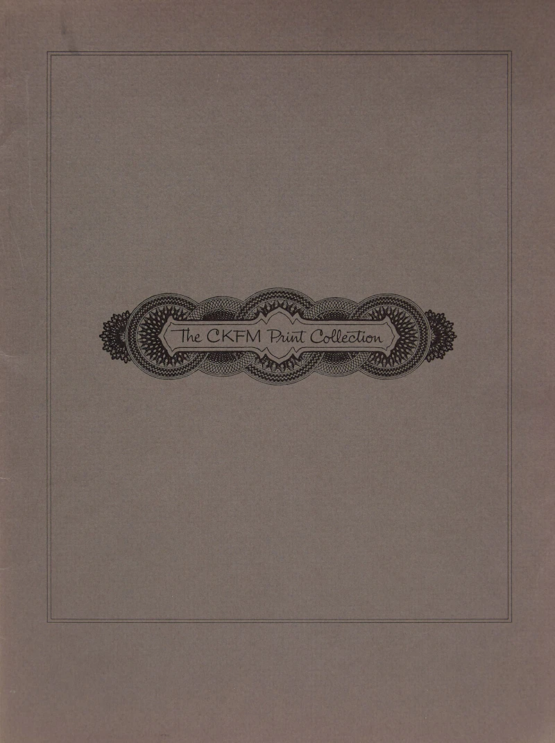 Roy Hewetson, The CKFM Print Collection: Sketches of Toronto, 12 screenprints, circa 1969 - view 27