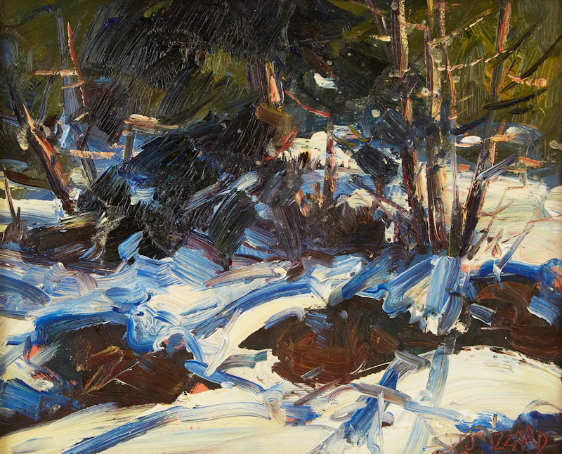 Daniel J. Izzard, Sketches for Sun and Shadow, oil on board - view 2
