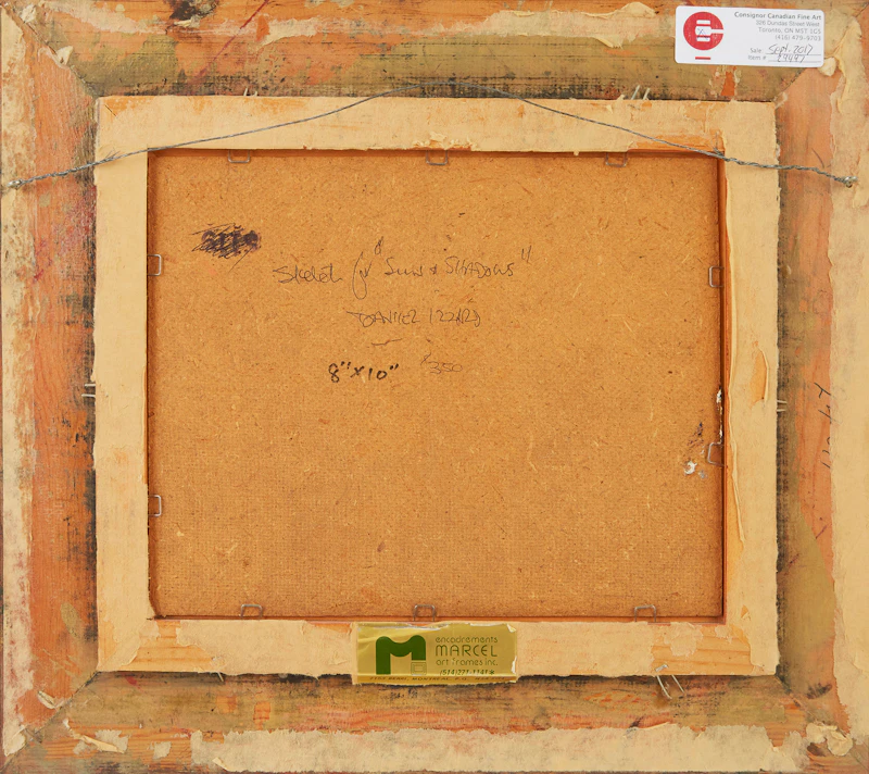 Daniel J. Izzard, Sketches for Sun and Shadow, oil on board - view 3