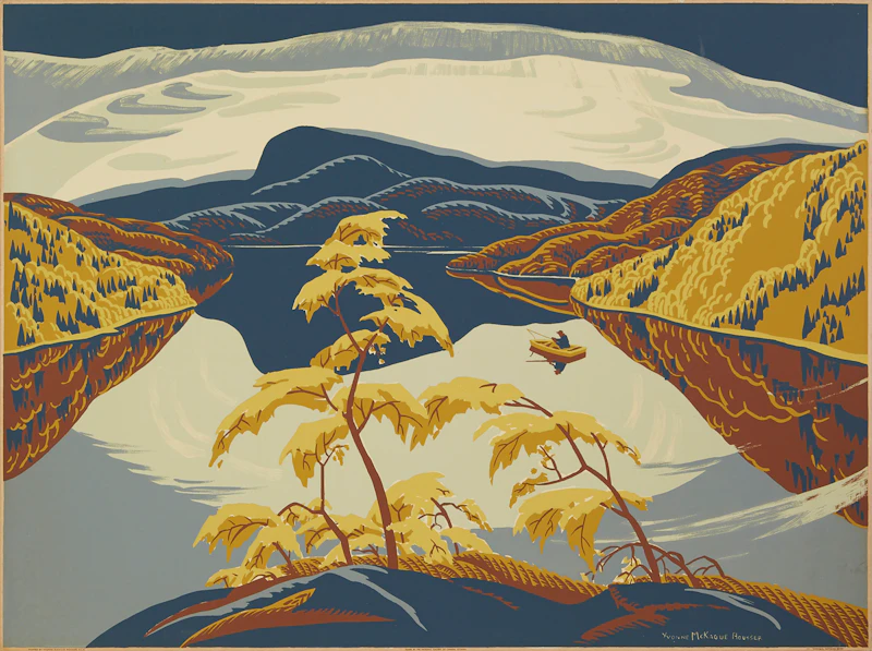 Yvonne McKague Housser, Evening, Nipigon River