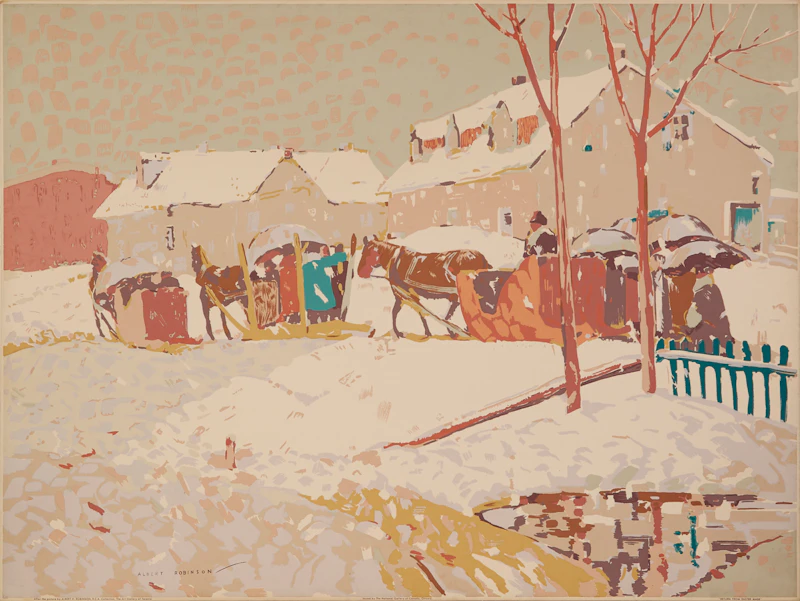 Returning from Easter Mass by Albert Henry Robinson
