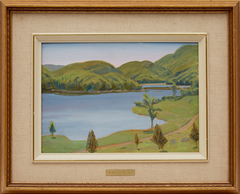 Thomas Harold Beament, Otter Lake, oil on panel - view 2