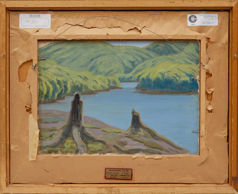 Thomas Harold Beament, Otter Lake, oil on panel - view 3