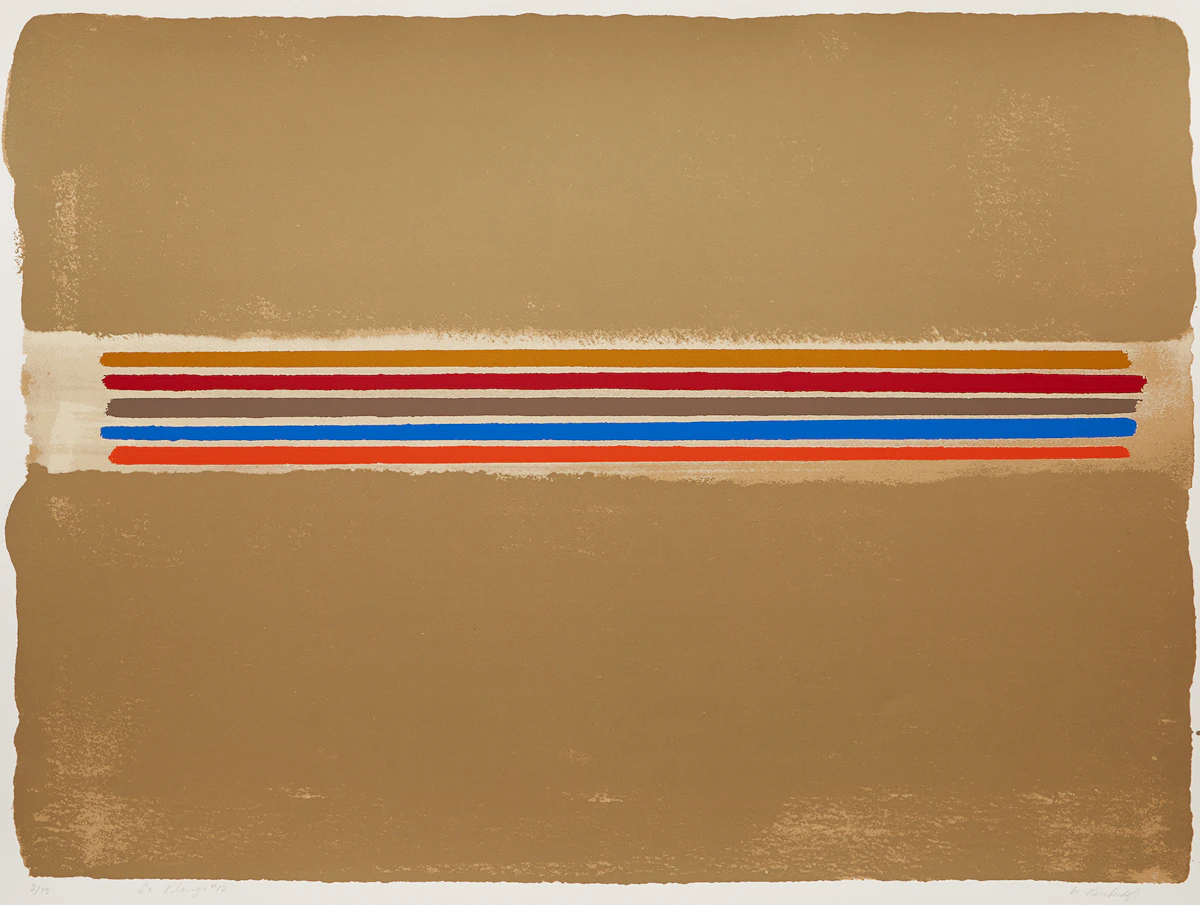 William Perehudoff, La Plonge #12, colour lithograph