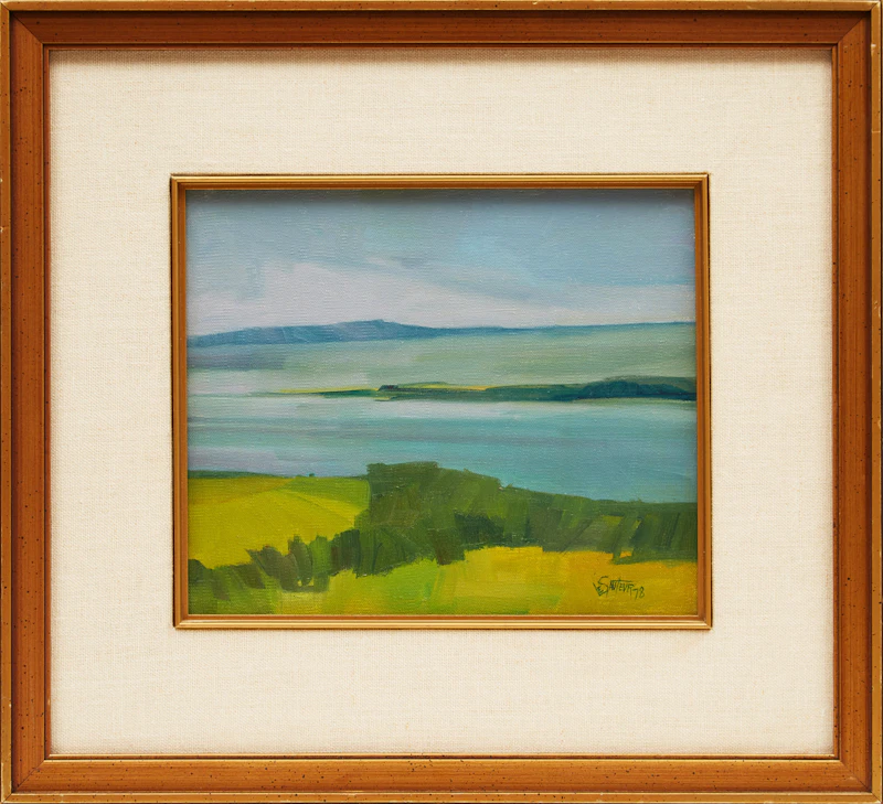 Claude Le Sauteur, La Pointe de L’Île (d’Orléans), oil on canvas, 1978 - view 2