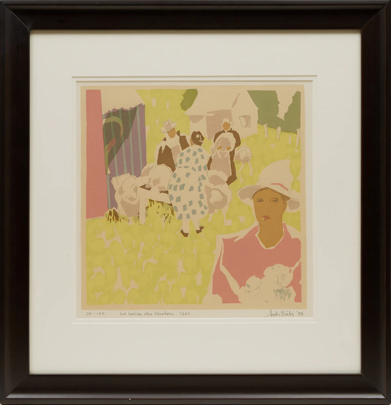 La Laine des Moutons by André Charles Biéler