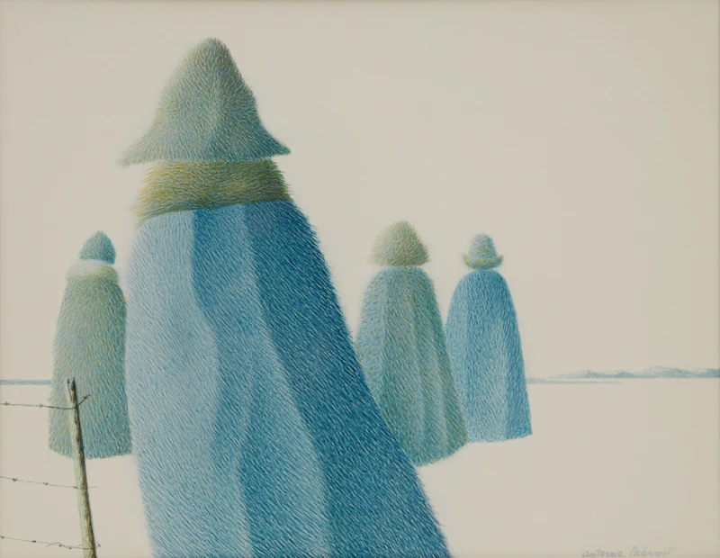 Antoine Prévost, L’anse, watercolour - view 2