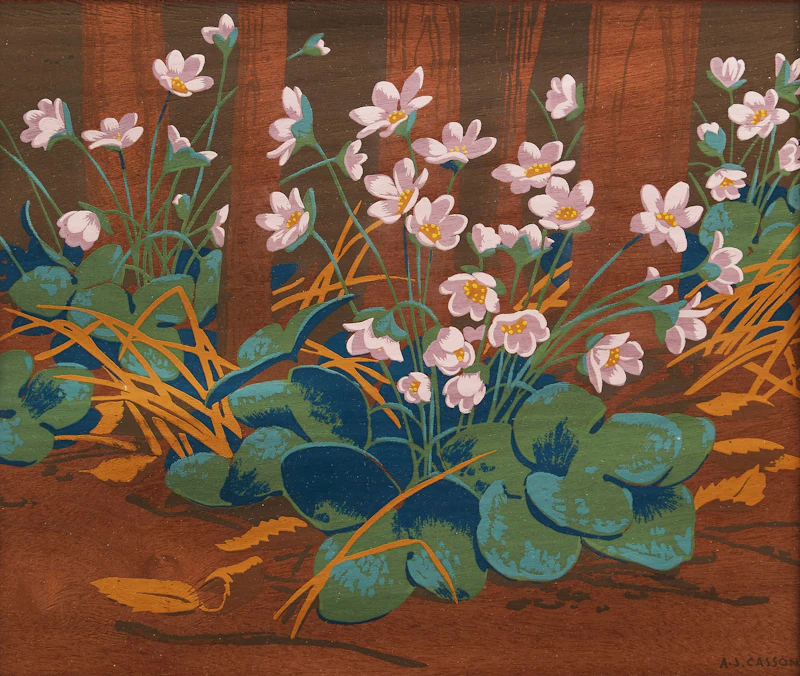 Alfred Joseph Casson, Hepatica; Rugosa Rose