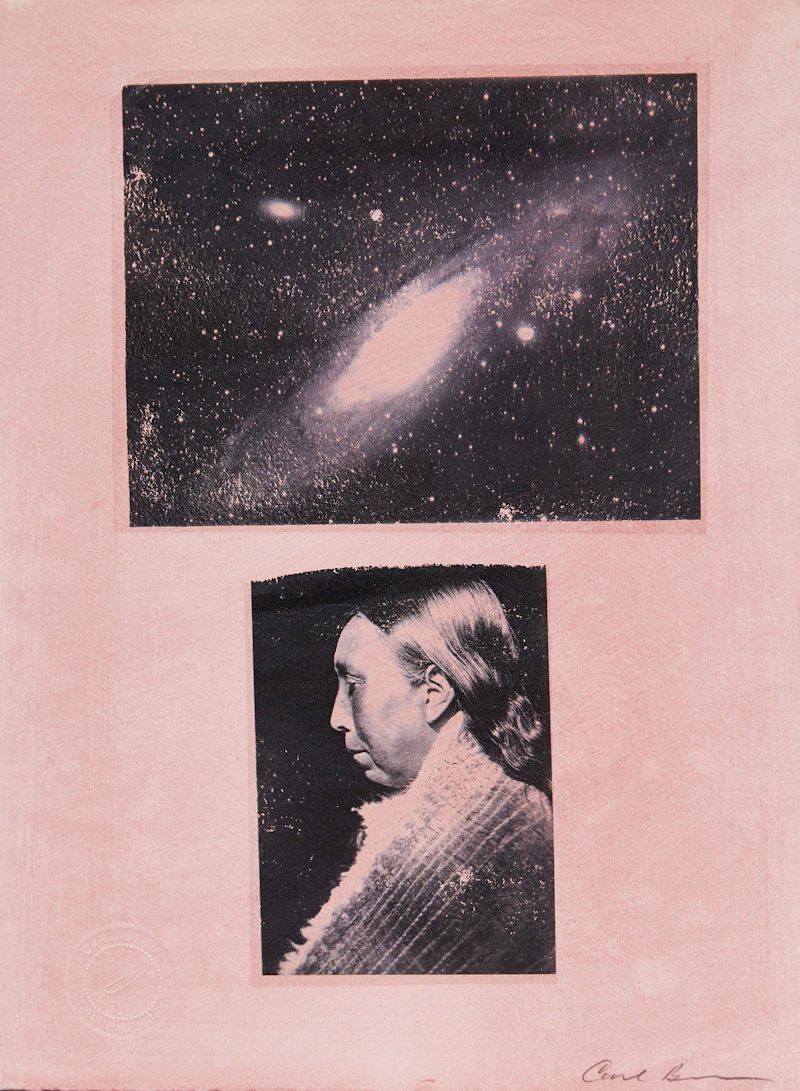 Untitled (Space & Native Figure) by Carl Beam