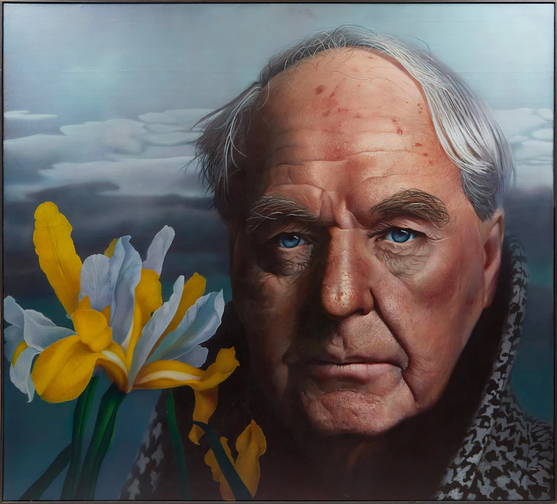 Mike Gorman, Flowers for Moore, acrylic on canvas, 1974 - view 2
