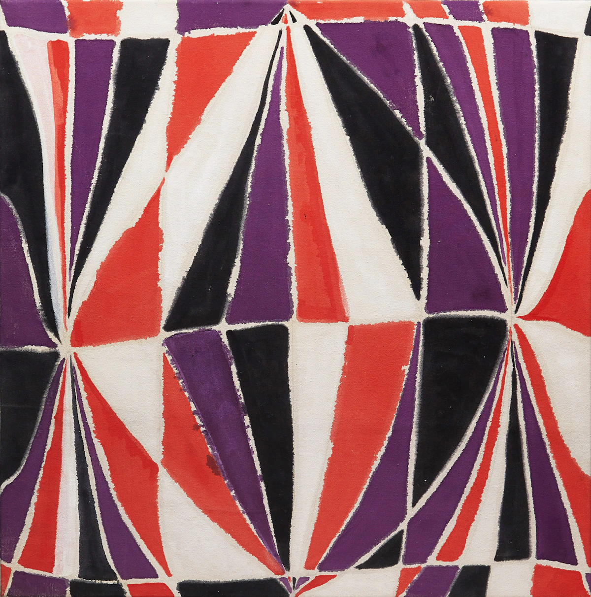 Marian Mildred Dale Scott, Untitled Geometric, oil on canvas