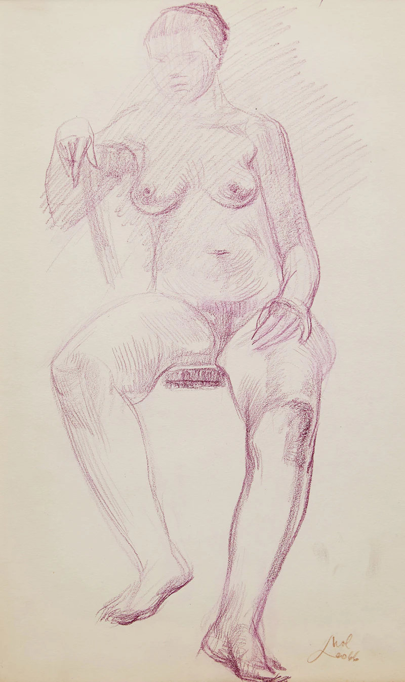 Leo Mol, Seated Nude