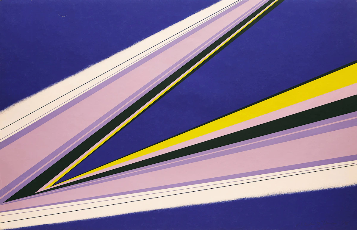 Rita Letendre, Danna, colour silkscreen, 1973
