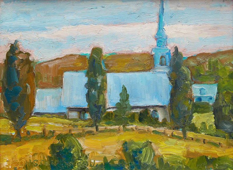 Jean Constantineau, Eglise St-Simon, Bas St-Laurent