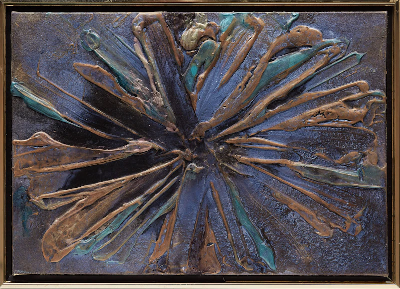 Harold Elmer Feist, Untitled Composition, acrylic on canvas - view 2