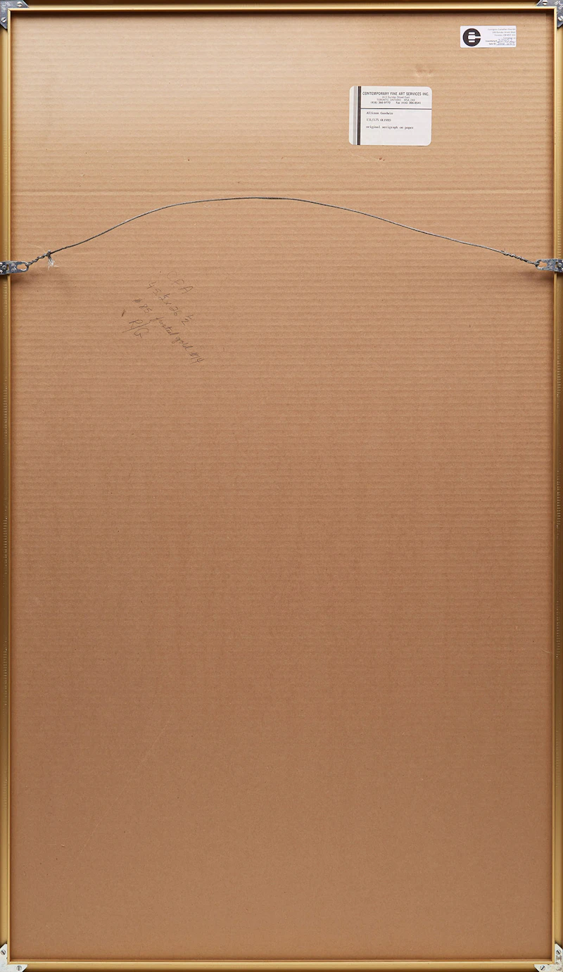 Alison Goodwin, Olives, serigraph - view 3
