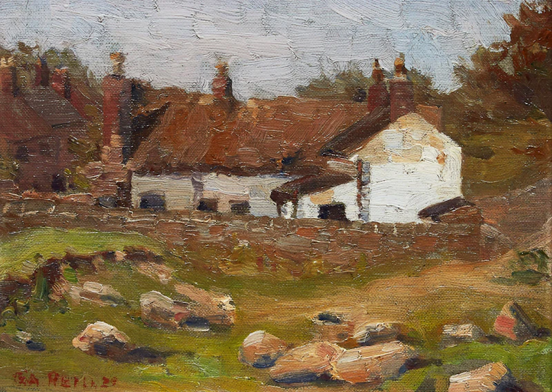 George Agnew Reid, Homestead, oil on canvas - view 2