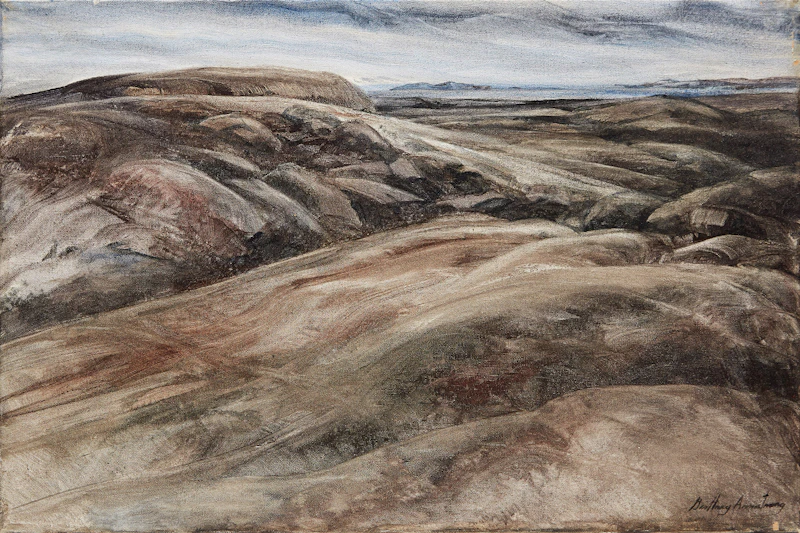 Geoffrey David Armstrong, Rocky Landscape, acrylic on canvas - view 1