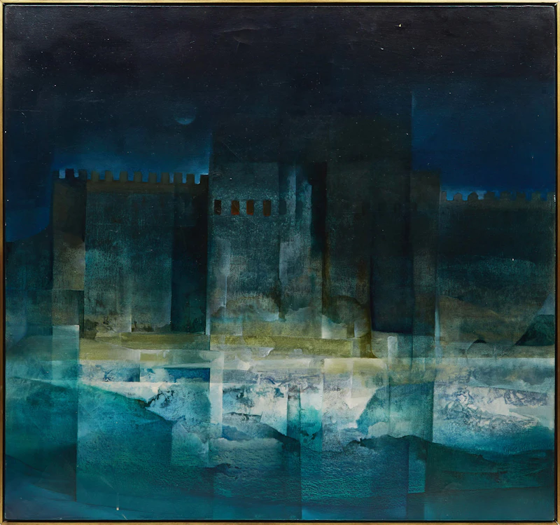 Ronald William Bolt, Castle by the Sea, oil on canvas - view 2