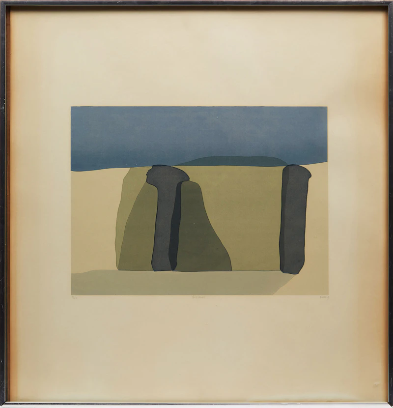 Toni Onley, Still Land, colour serigraph - view 2
