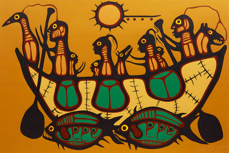 Norval Morrisseau, Migration/ The Great Flood