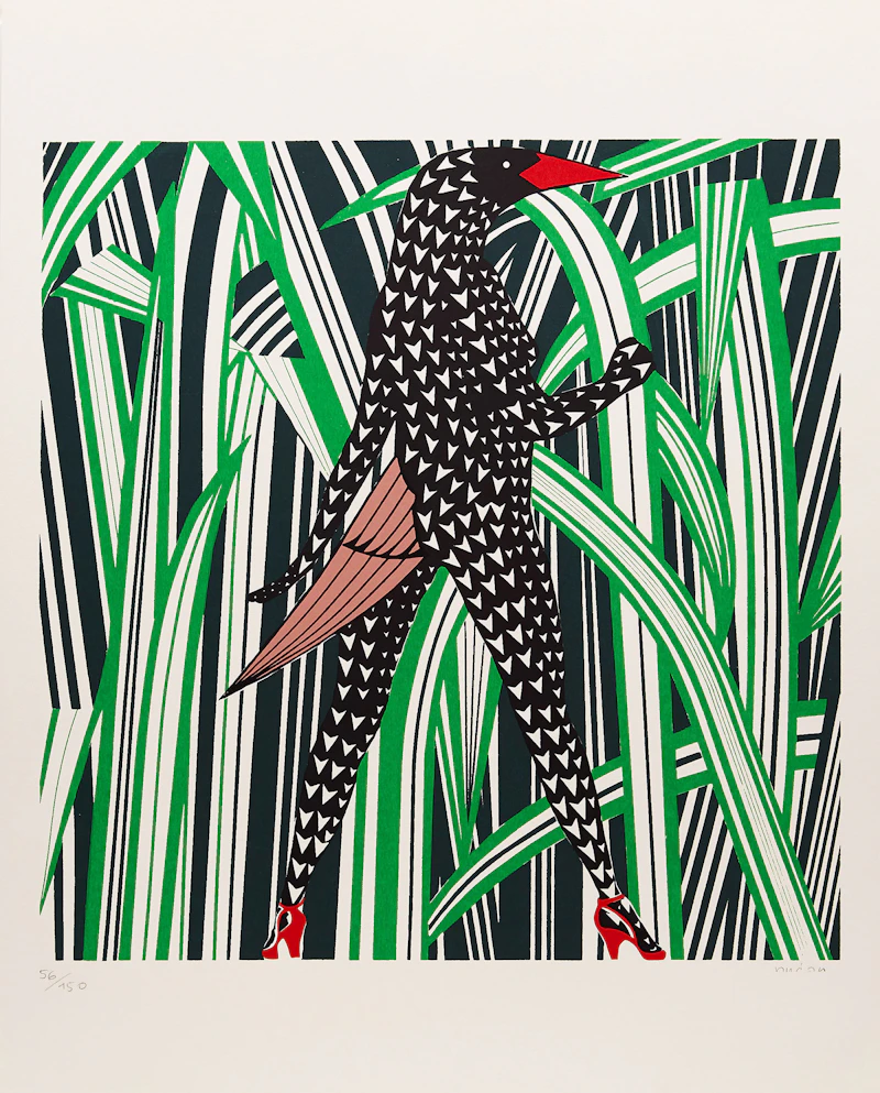Boris Bucan, Fire Bird, colour silkscreen, 1983 - view 2