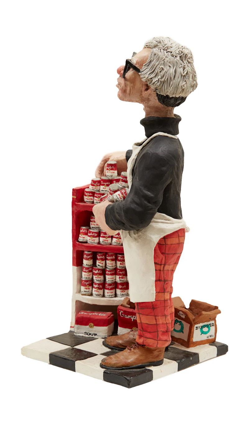 Wayne McLean, Andy Warhol’s Campbell’s Soup, hand-painted ceramic sculpture - view 2