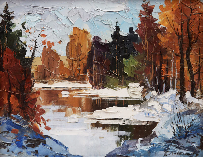 Geza Gordon Marich, Stream in Winter