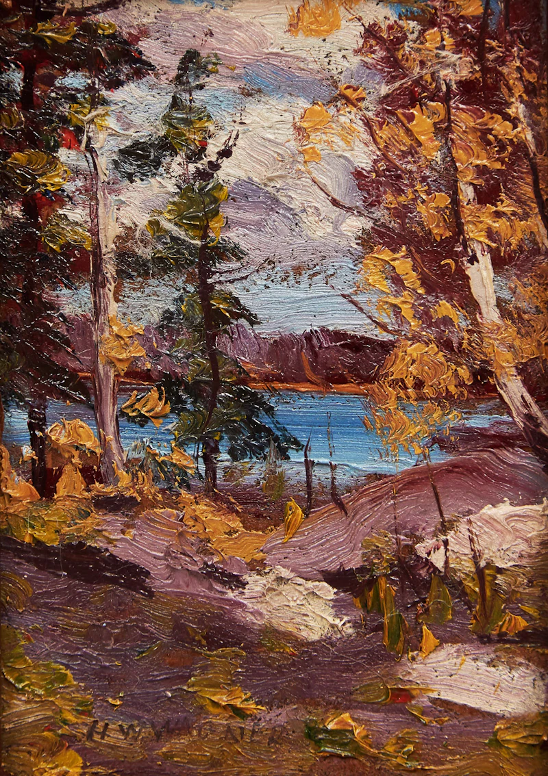 Herbert William Wagner, 4 Miniature Rural Scenes, four oils on board - view 4