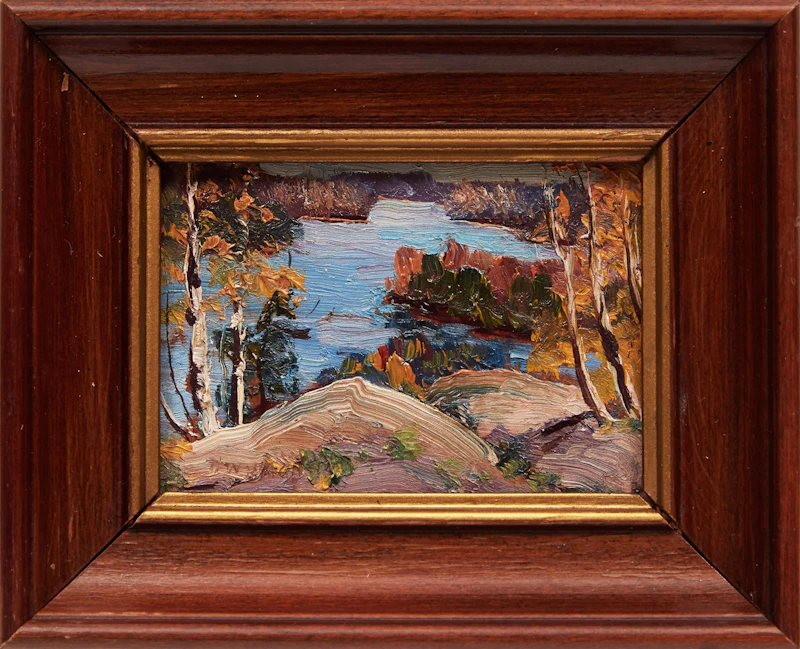 Herbert William Wagner, 4 Miniature Rural Scenes, four oils on board - view 8
