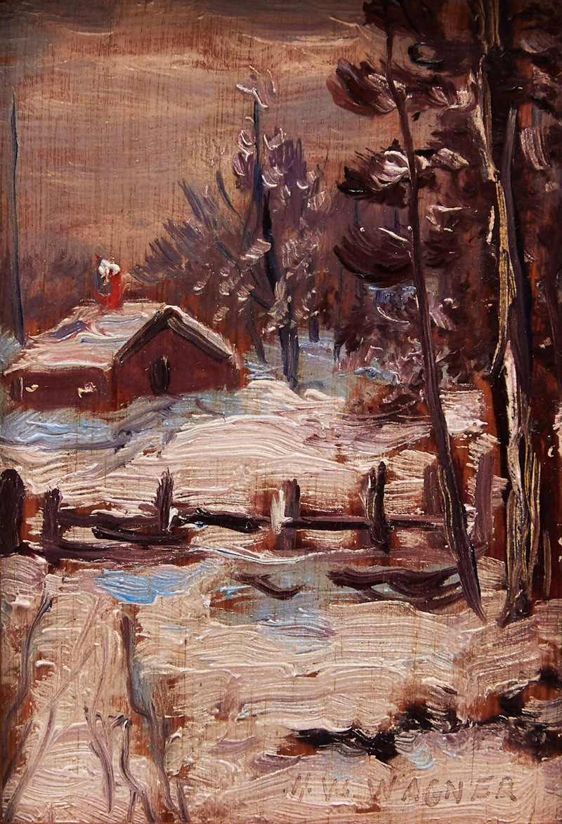 Herbert William Wagner, 4 Miniature Rural Scenes, four oils on board - view 10