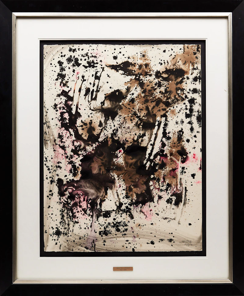 Jean-Paul Jérôme, Untitled Abstraction, mixed media on paper - view 2